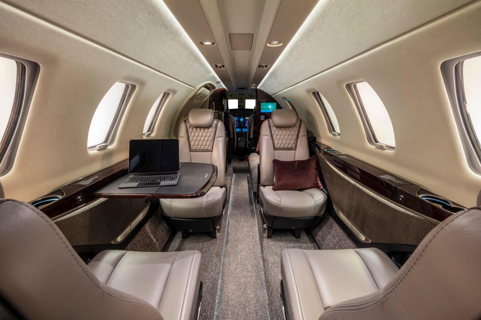 The CJ4 Gen2 cabin